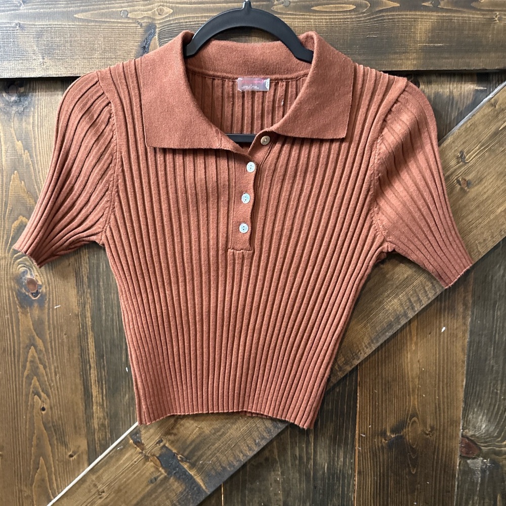 FREE PEOPLE Ribbed Cropped Top - Picture 2 of 6